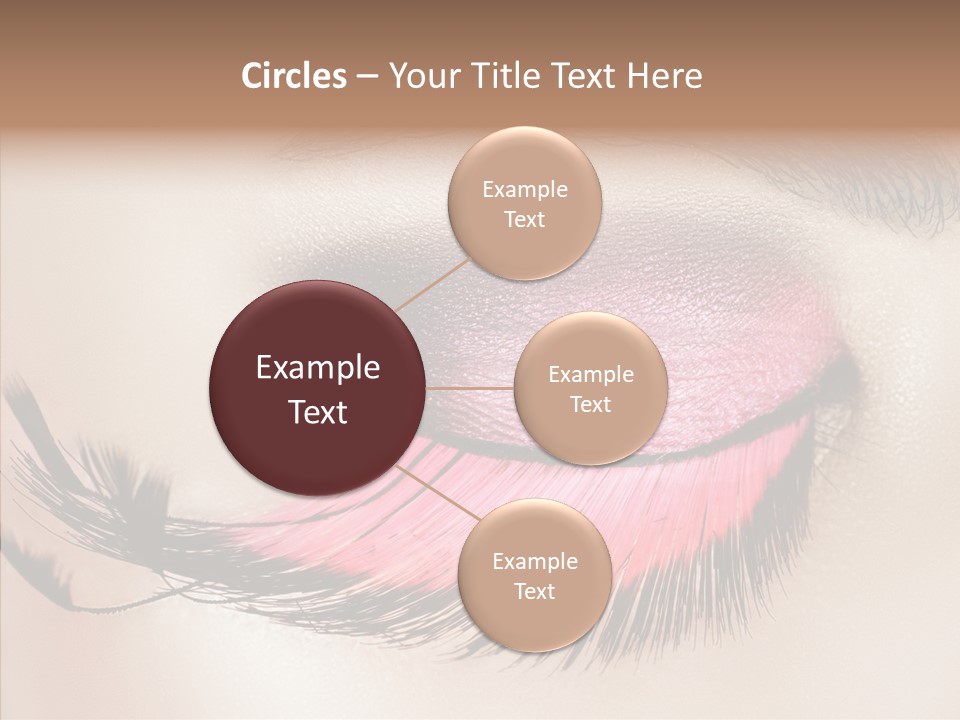 Eyeshadow Lid Beauty PowerPoint Template