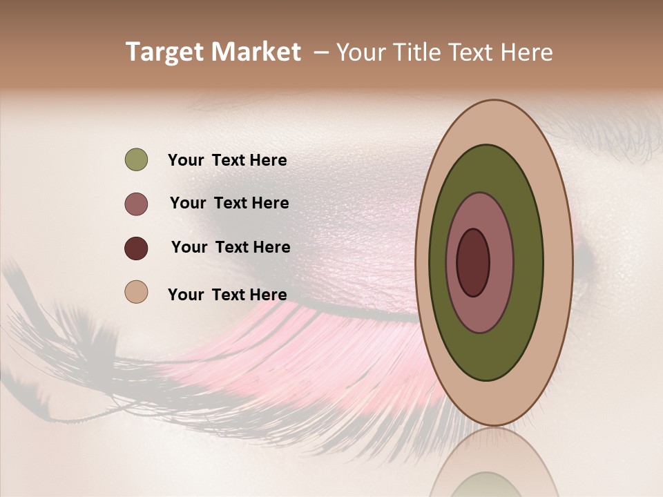 Eyeshadow Lid Beauty PowerPoint Template