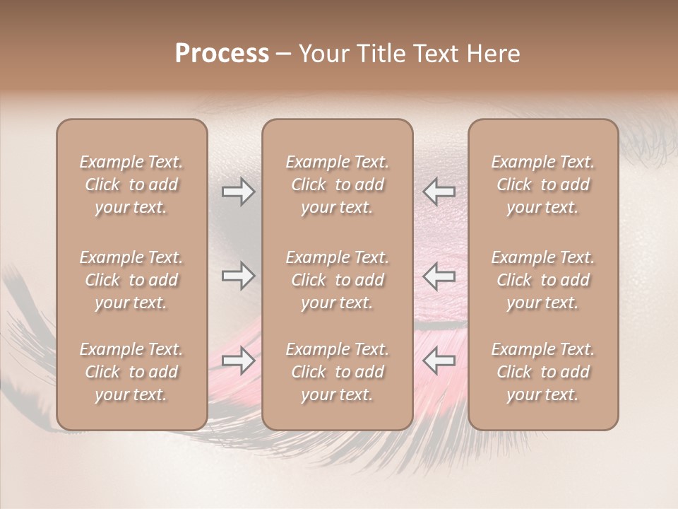 Eyeshadow Lid Beauty PowerPoint Template