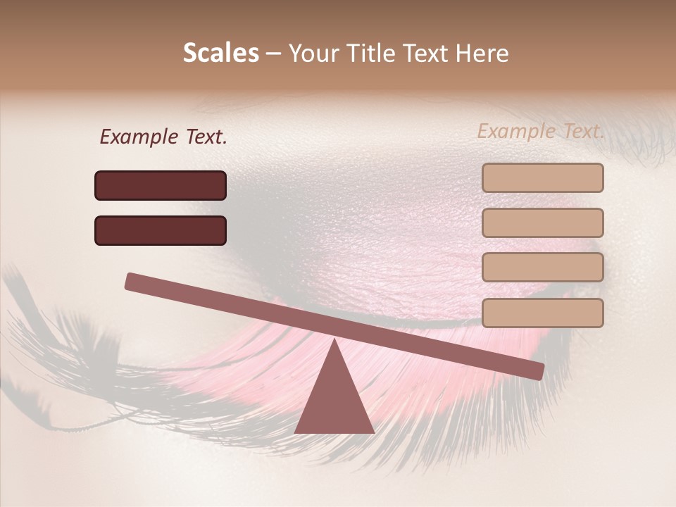 Eyeshadow Lid Beauty PowerPoint Template