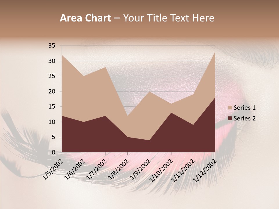Eyeshadow Lid Beauty PowerPoint Template