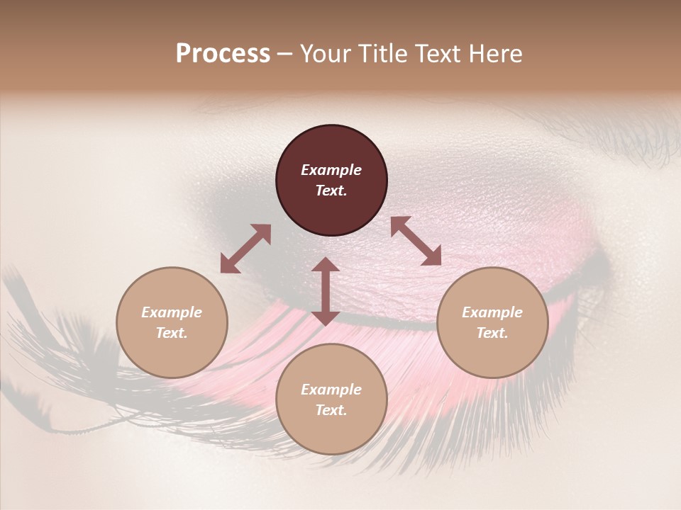 Eyeshadow Lid Beauty PowerPoint Template