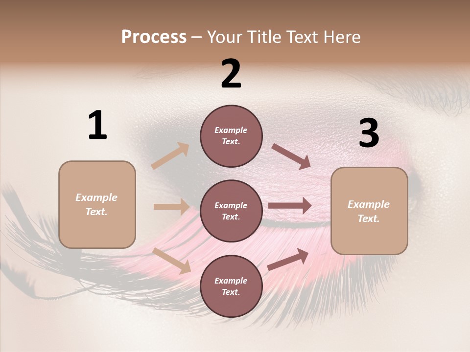 Eyeshadow Lid Beauty PowerPoint Template