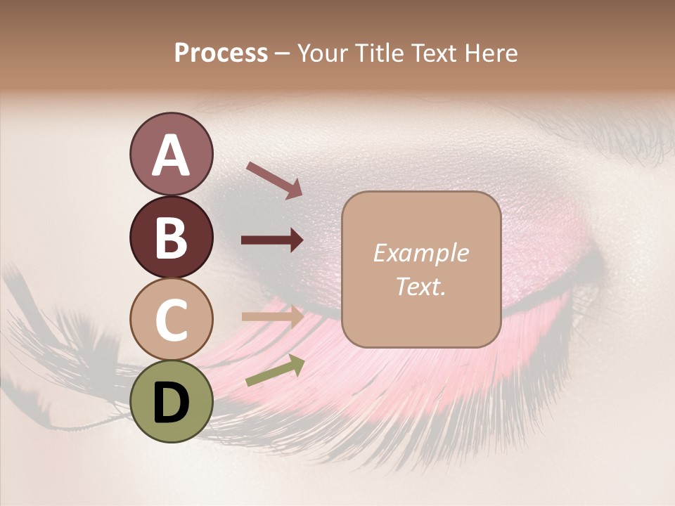 Eyeshadow Lid Beauty PowerPoint Template