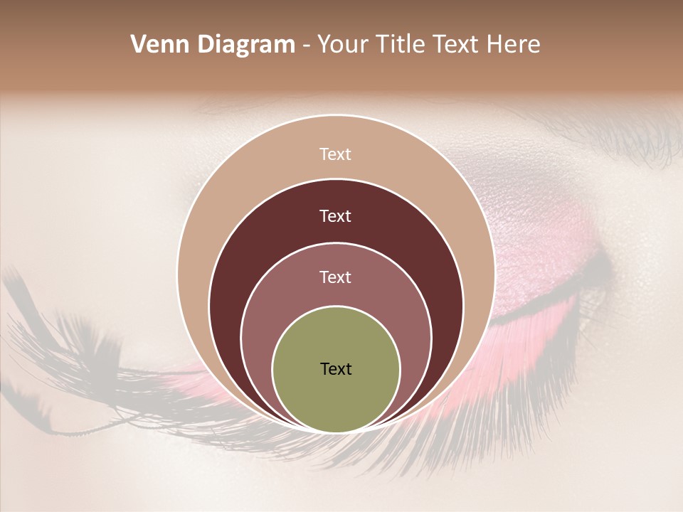 Eyeshadow Lid Beauty PowerPoint Template