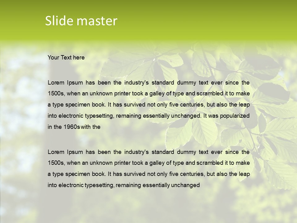 Team Company Writing PowerPoint Template