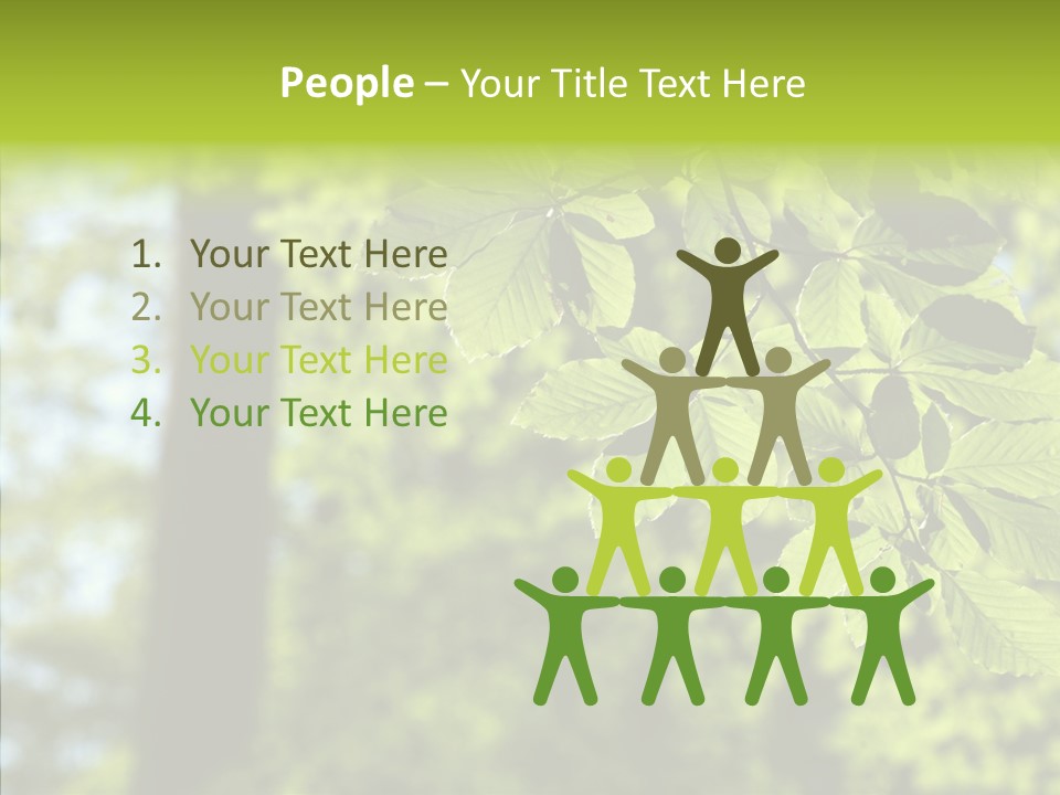 Team Company Writing PowerPoint Template