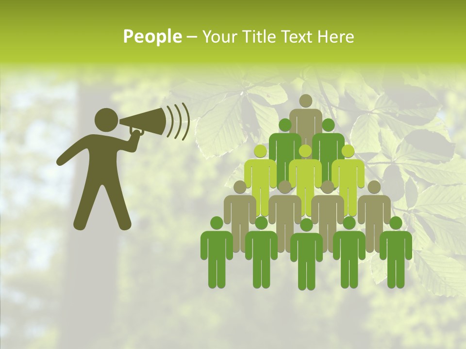 Team Company Writing PowerPoint Template