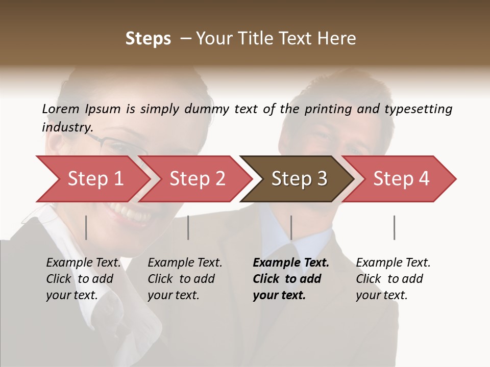 Chair Humor Bu Ine PowerPoint Template
