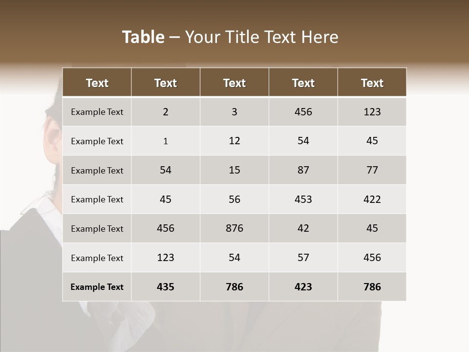 Chair Humor Bu Ine PowerPoint Template