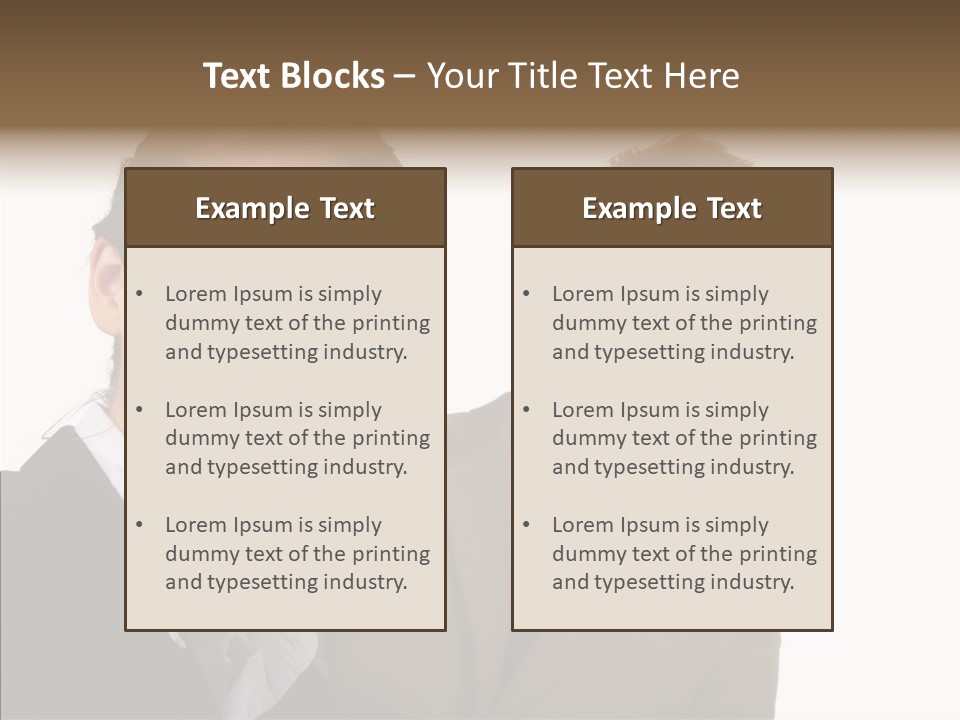 Chair Humor Bu Ine PowerPoint Template