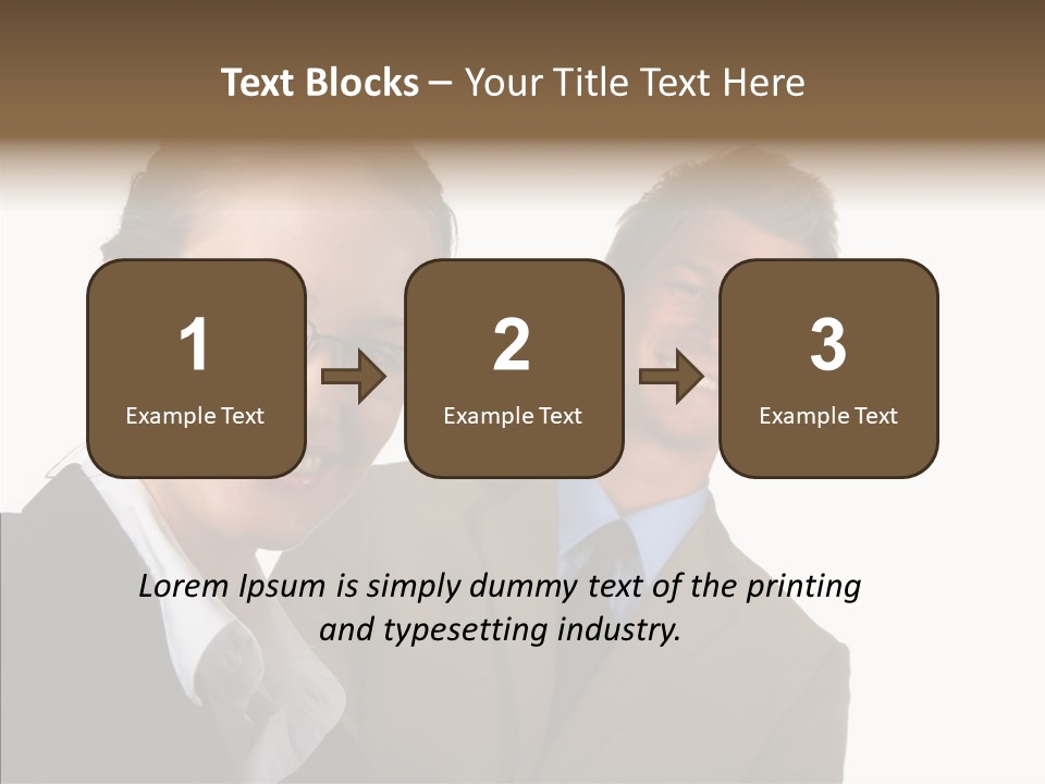 Chair Humor Bu Ine PowerPoint Template
