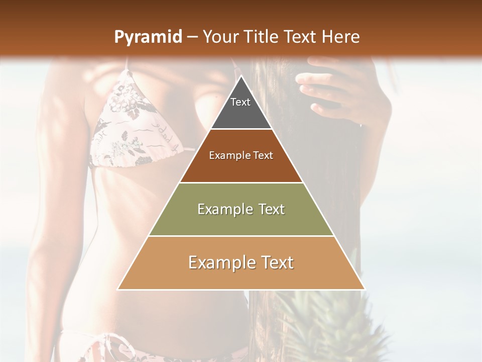 Pretty Pineapple Blond PowerPoint Template