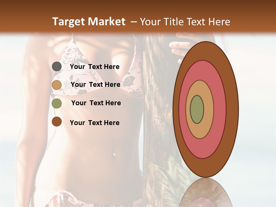 Pretty Pineapple Blond PowerPoint Template