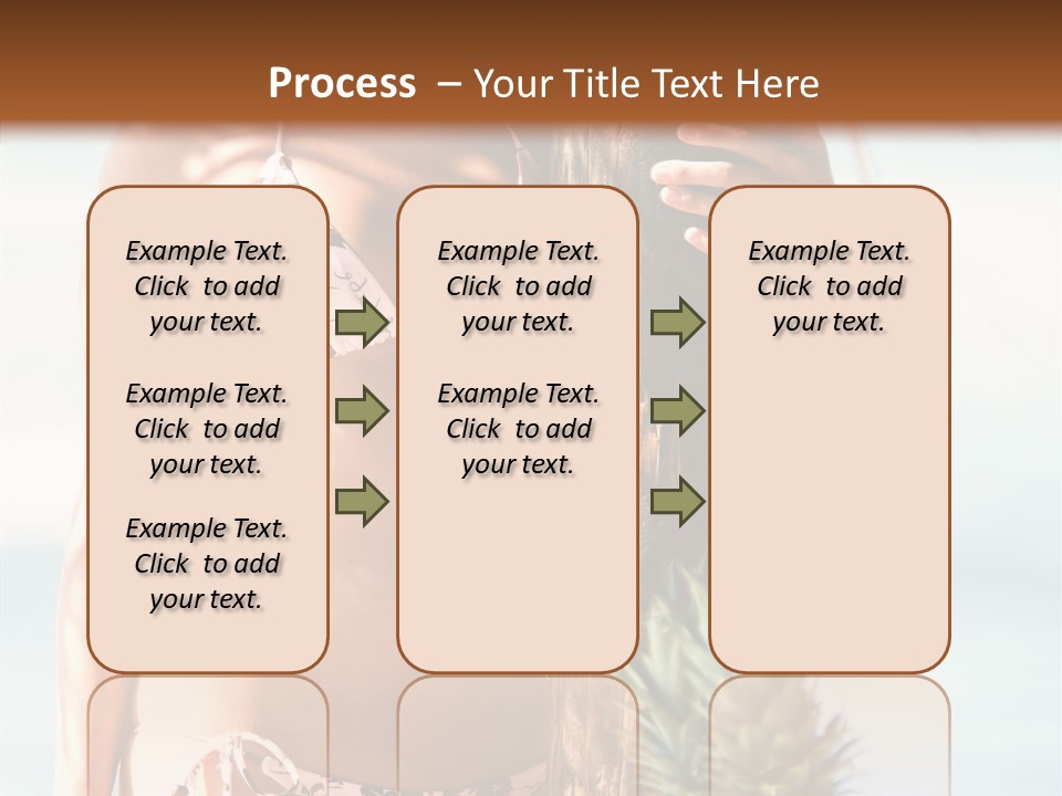 Pretty Pineapple Blond PowerPoint Template