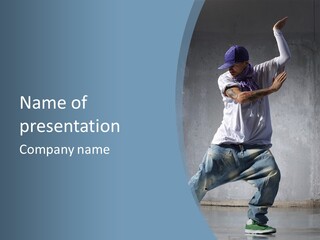 Gangsta Gymnastics Skill PowerPoint Template