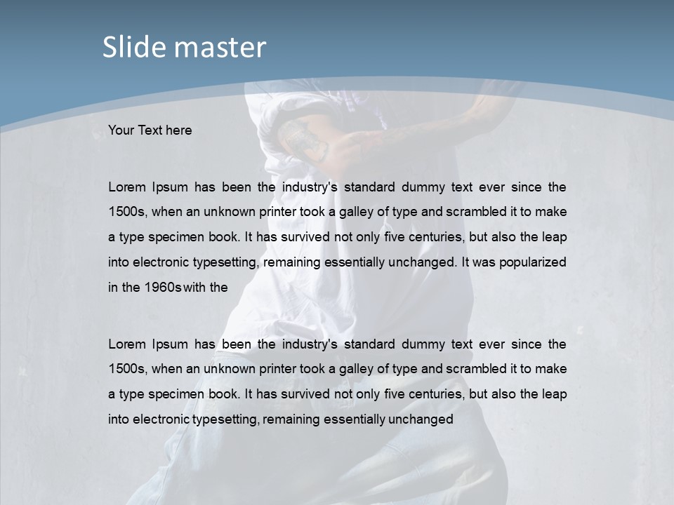 Gangsta Gymnastics Skill PowerPoint Template