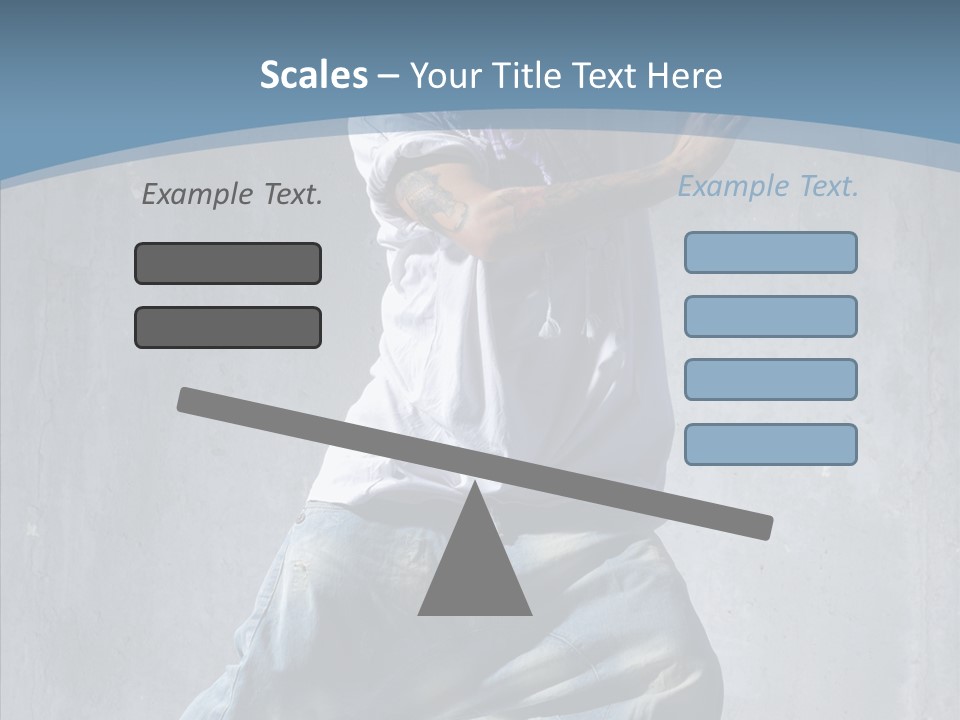 Gangsta Gymnastics Skill PowerPoint Template