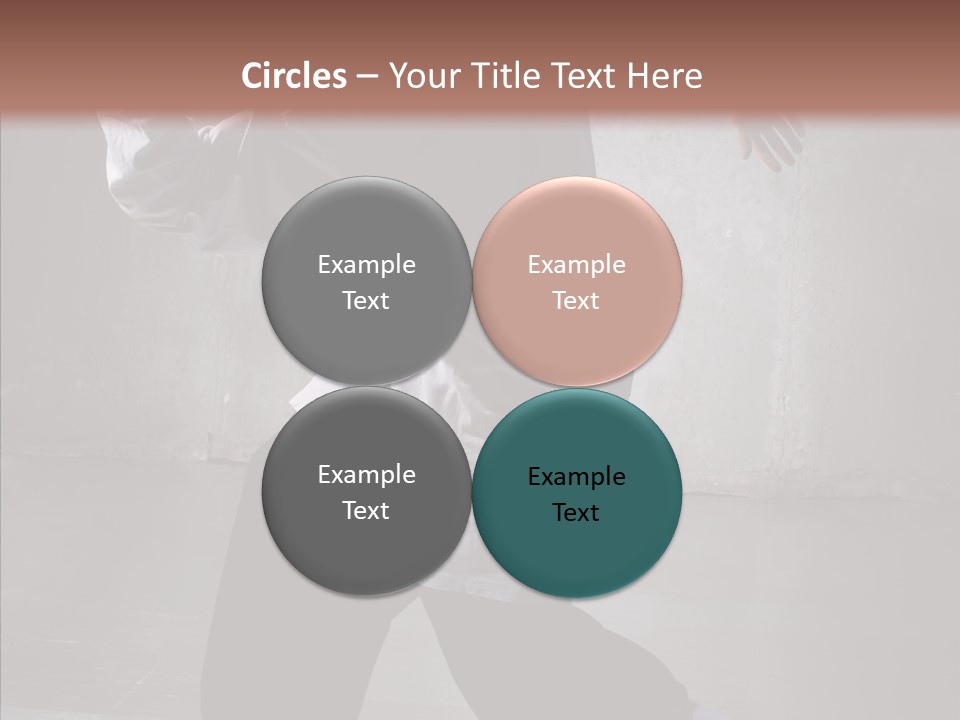 Gymnastics Action B Boy PowerPoint Template