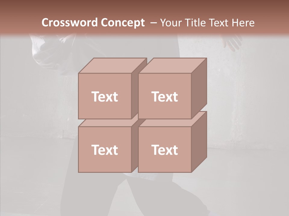 Gymnastics Action B Boy PowerPoint Template