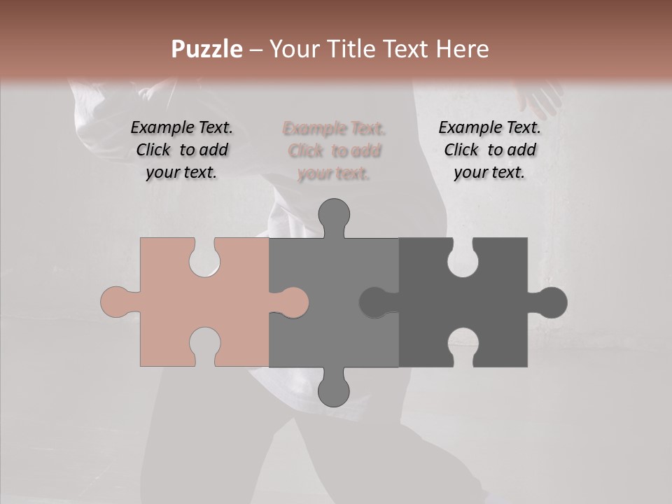 Gymnastics Action B Boy PowerPoint Template