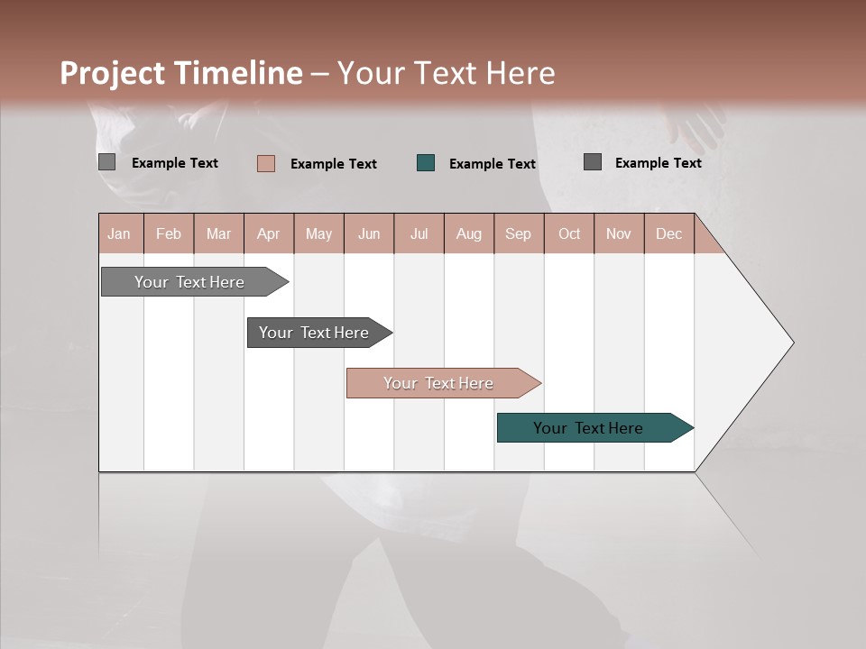 Gymnastics Action B Boy PowerPoint Template