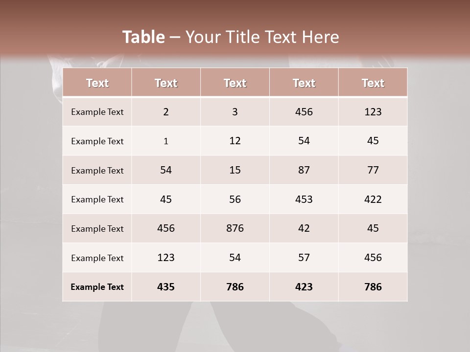 Gymnastics Action B Boy PowerPoint Template