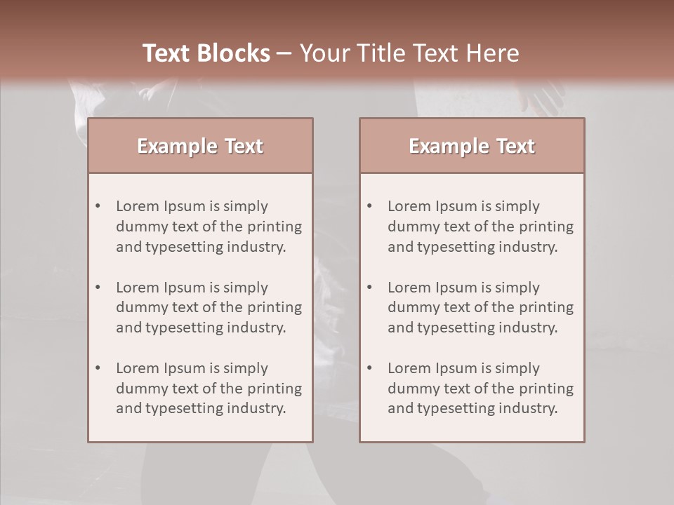 Gymnastics Action B Boy PowerPoint Template