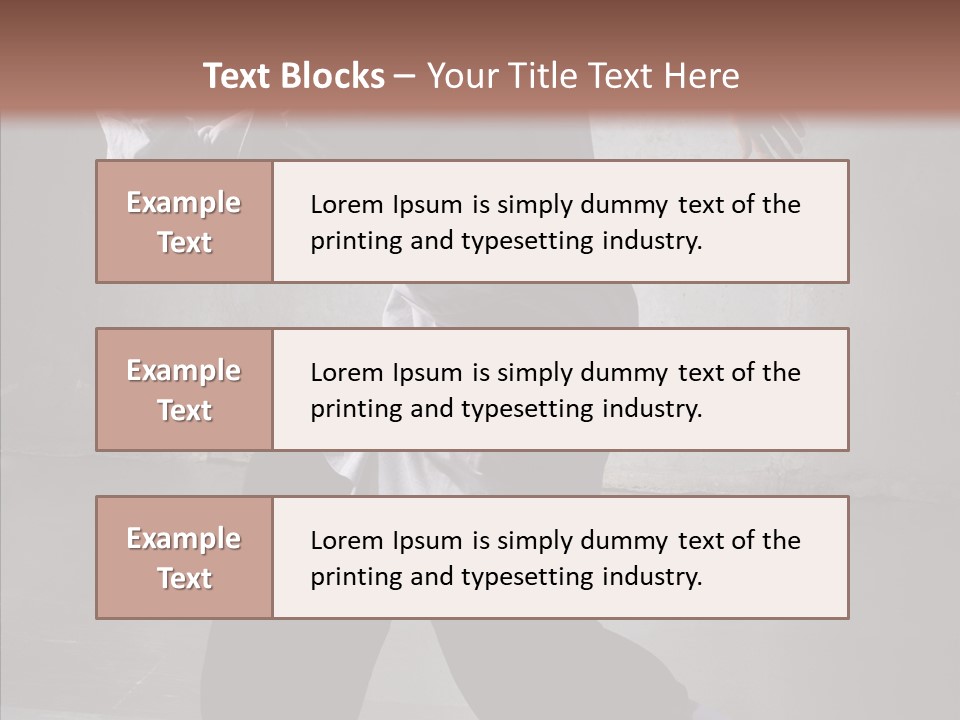 Gymnastics Action B Boy PowerPoint Template