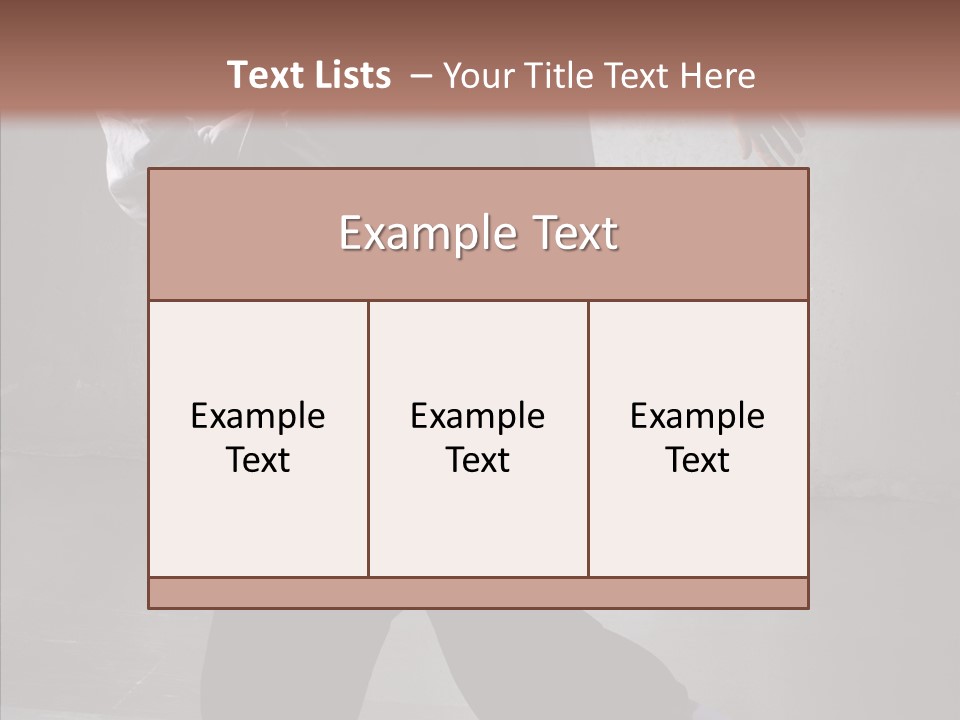 Gymnastics Action B Boy PowerPoint Template