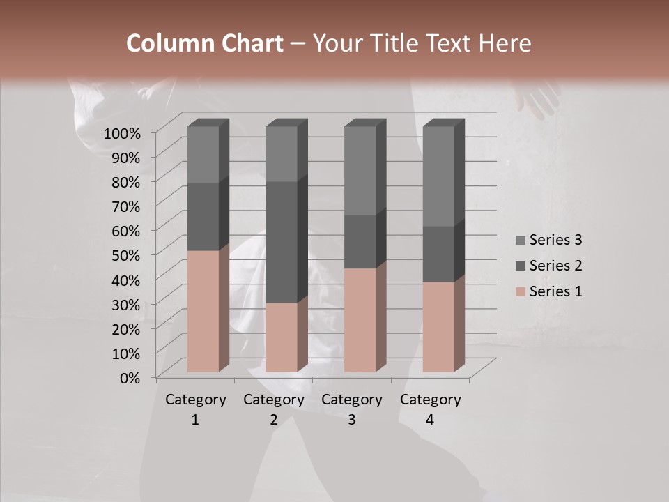 Gymnastics Action B Boy PowerPoint Template