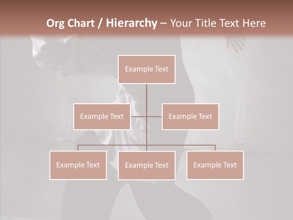 Gymnastics Action B Boy PowerPoint Template