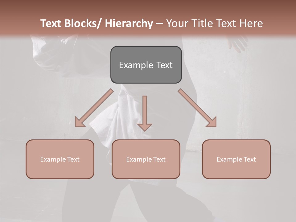 Gymnastics Action B Boy PowerPoint Template