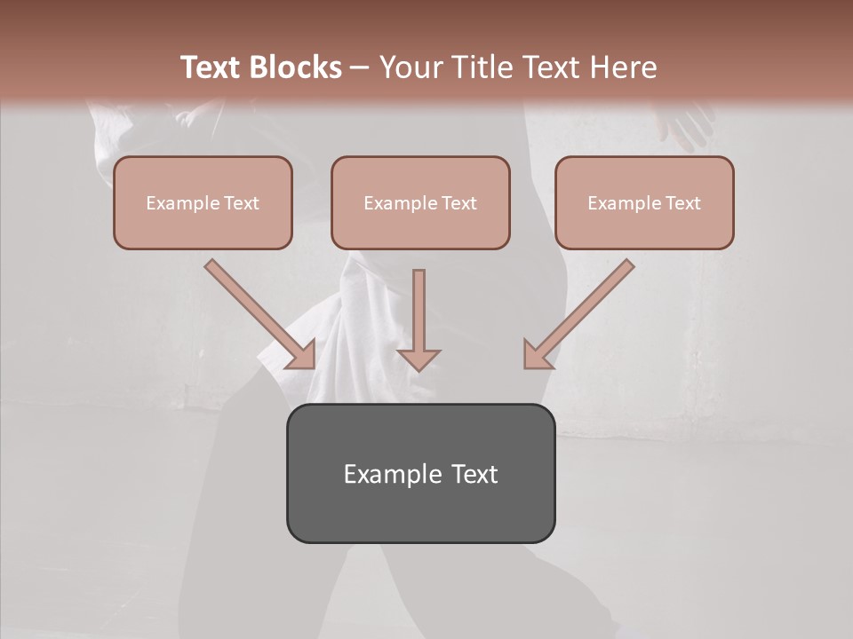 Gymnastics Action B Boy PowerPoint Template