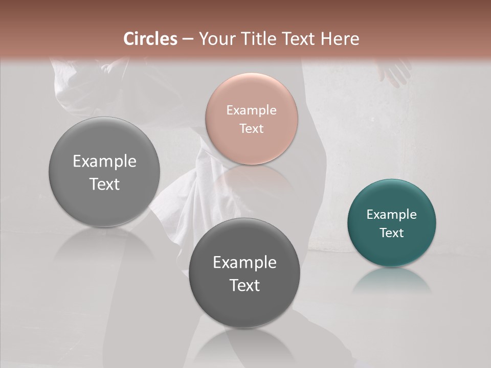 Gymnastics Action B Boy PowerPoint Template