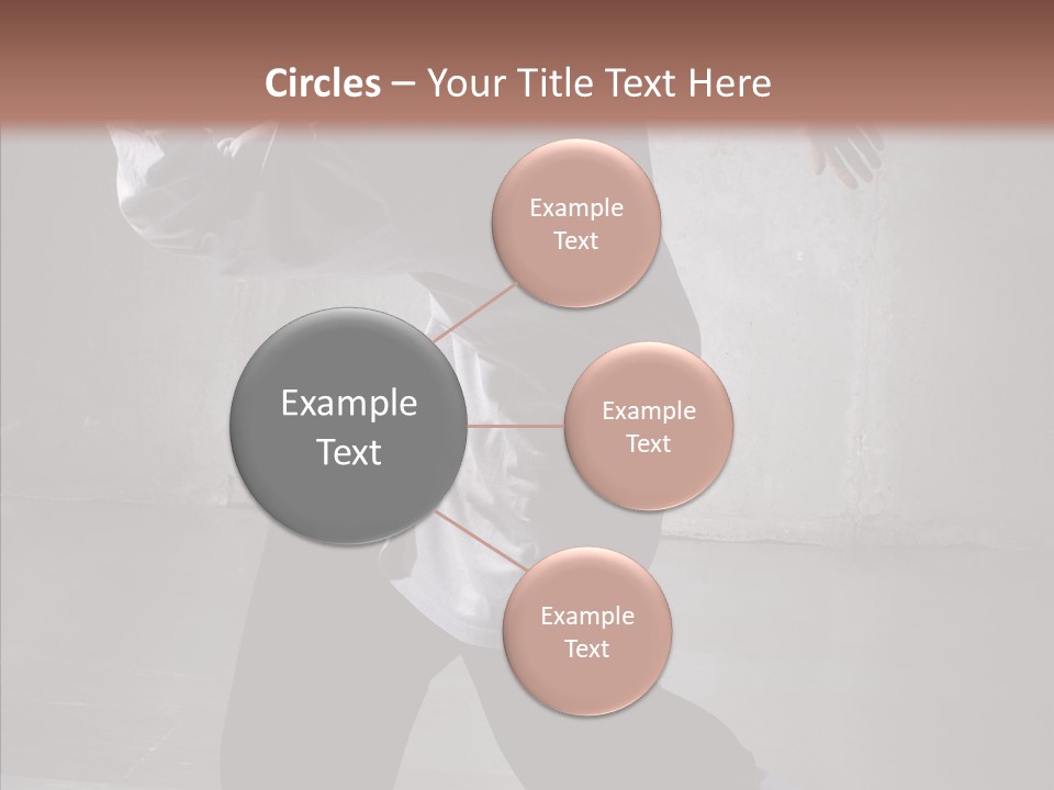 Gymnastics Action B Boy PowerPoint Template