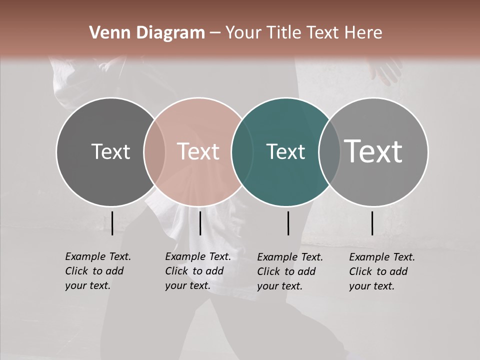 Gymnastics Action B Boy PowerPoint Template