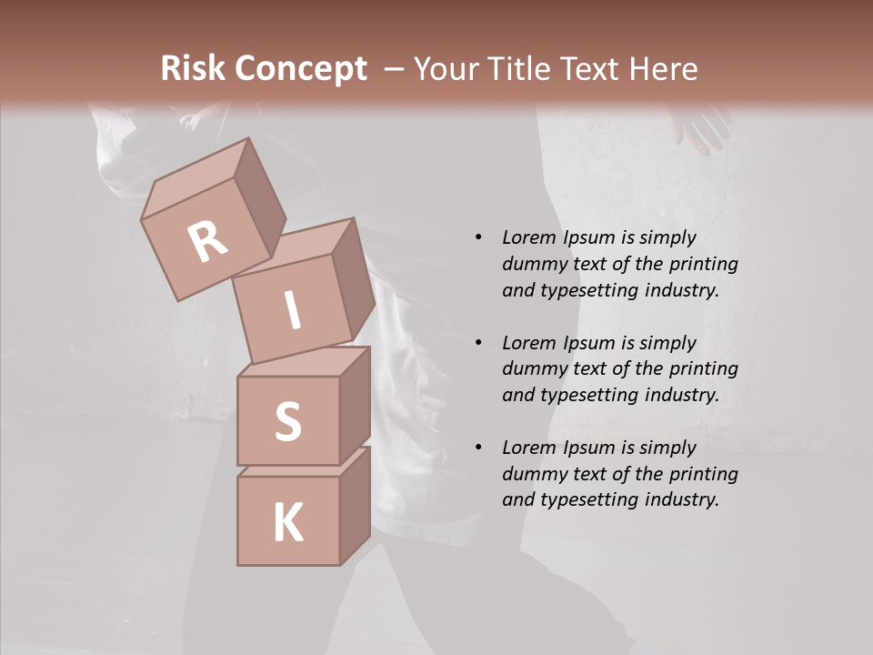 Gymnastics Action B Boy PowerPoint Template