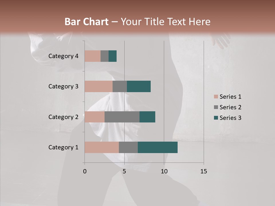 Gymnastics Action B Boy PowerPoint Template