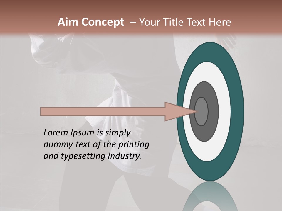 Gymnastics Action B Boy PowerPoint Template