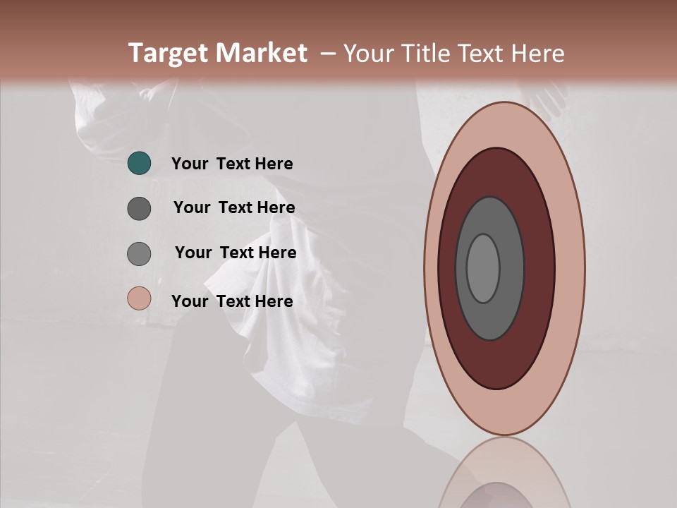 Gymnastics Action B Boy PowerPoint Template