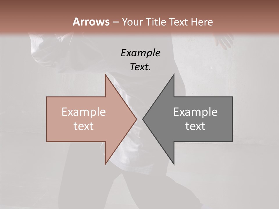 Gymnastics Action B Boy PowerPoint Template