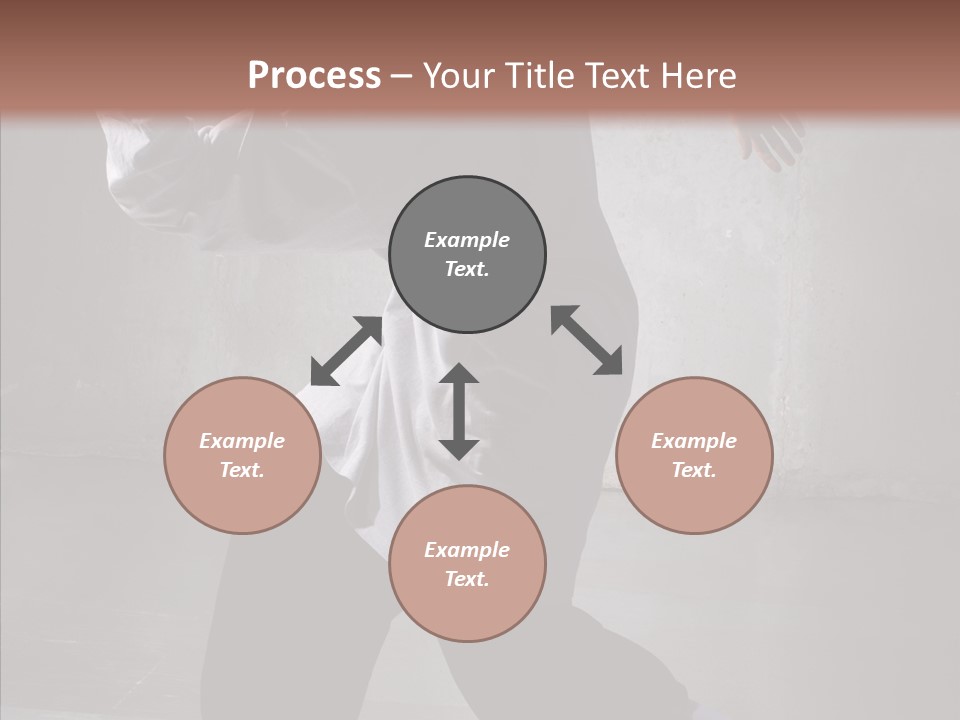 Gymnastics Action B Boy PowerPoint Template