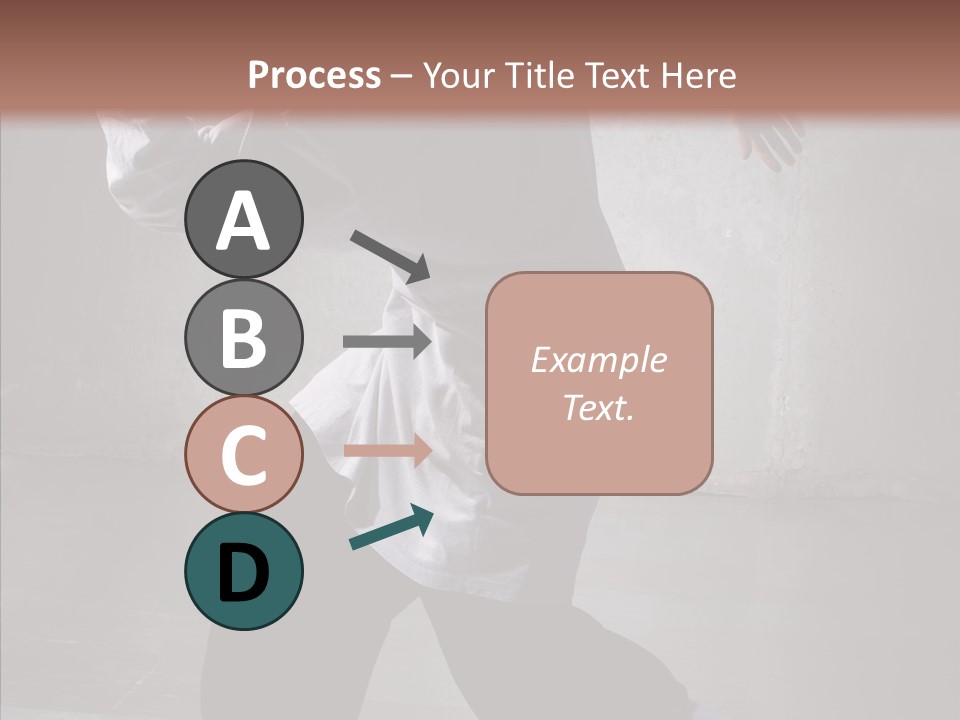 Gymnastics Action B Boy PowerPoint Template