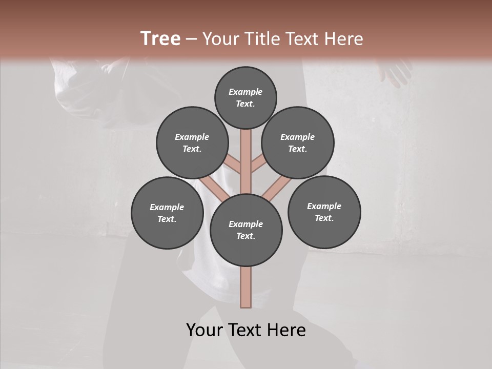 Gymnastics Action B Boy PowerPoint Template