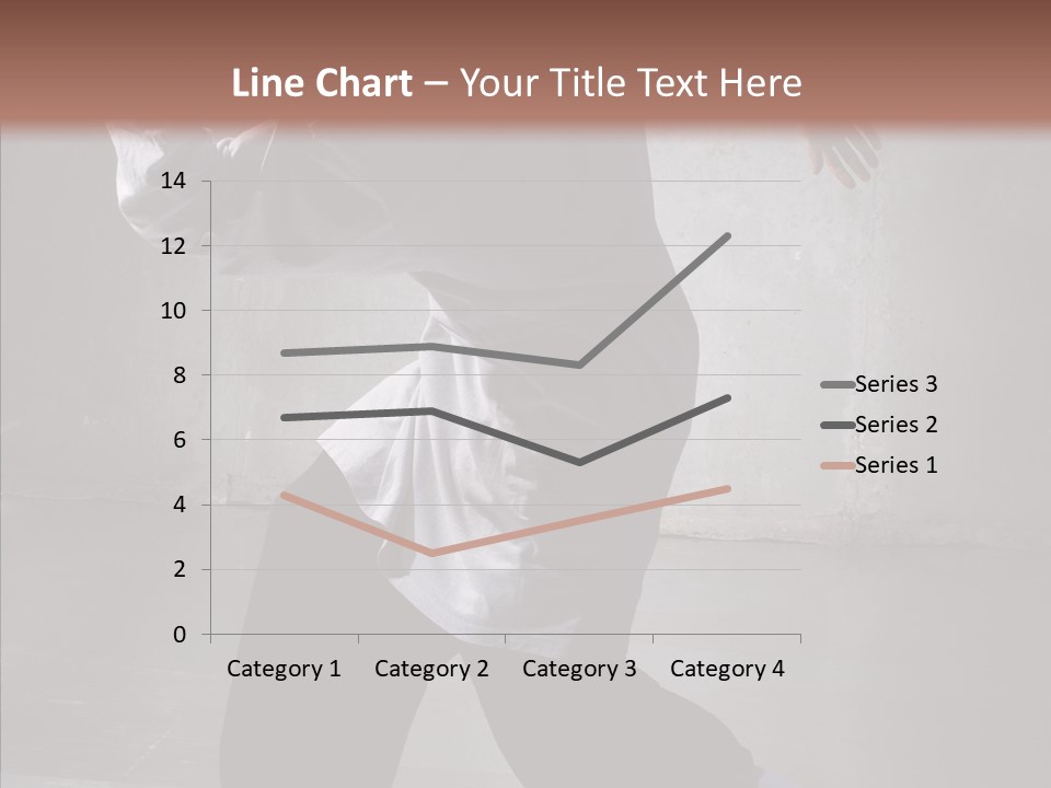 Gymnastics Action B Boy PowerPoint Template