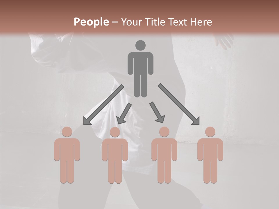 Gymnastics Action B Boy PowerPoint Template