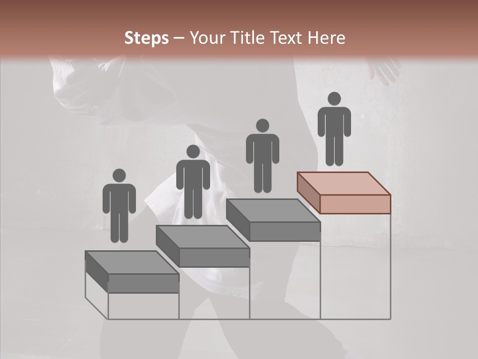 Gymnastics Action B Boy PowerPoint Template