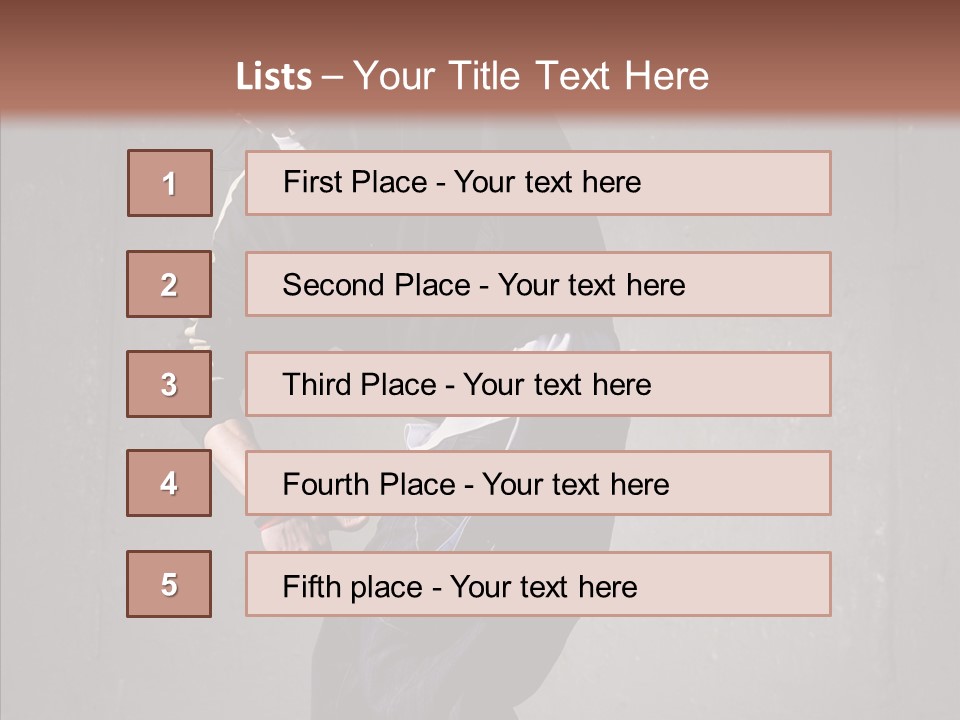 Young Casual Cool PowerPoint Template