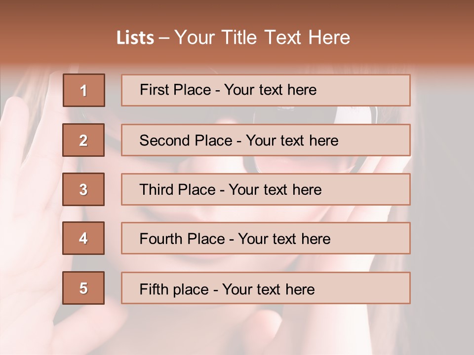 Beauty S Head PowerPoint Template